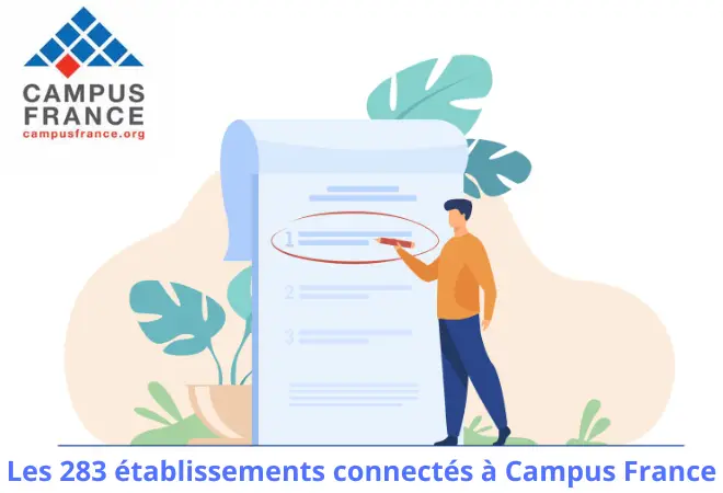 Lire la suite à propos de l’article Liste complète des 303 établissements connectés à Campus France [2023]