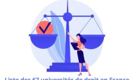 Liste des 67 universités de droit en France & Top 9